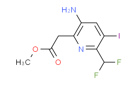 AM131384 | 1806792-82-4 | Methyl 5-amino-2-(difluoromethyl)-3-iodopyridine-6-acetate