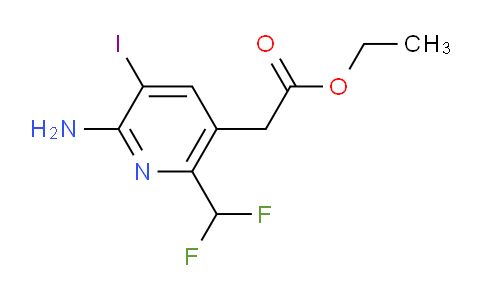 AM131388 | 1806811-46-0 | Ethyl 2-amino-6-(difluoromethyl)-3-iodopyridine-5-acetate