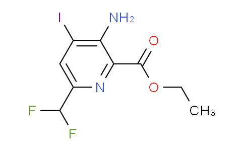 AM131391 | 1806915-45-6 | Ethyl 3-amino-6-(difluoromethyl)-4-iodopyridine-2-carboxylate
