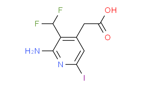 AM131392 | 1805148-22-4 | 2-Amino-3-(difluoromethyl)-6-iodopyridine-4-acetic acid
