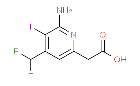 AM131394 | 1806915-60-5 | 2-Amino-4-(difluoromethyl)-3-iodopyridine-6-acetic acid