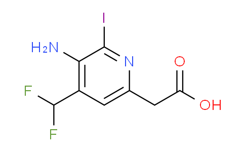 AM131400 | 1805962-37-1 | 3-Amino-4-(difluoromethyl)-2-iodopyridine-6-acetic acid