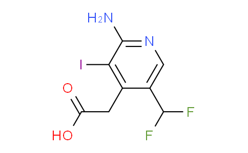 AM131402 | 1804679-20-6 | 2-Amino-5-(difluoromethyl)-3-iodopyridine-4-acetic acid