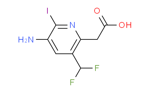 AM131403 | 1805367-84-3 | 3-Amino-5-(difluoromethyl)-2-iodopyridine-6-acetic acid