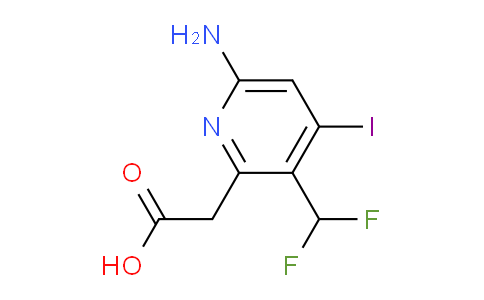 AM131404 | 1806819-17-9 | 6-Amino-3-(difluoromethyl)-4-iodopyridine-2-acetic acid