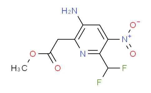 AM131409 | 1806798-27-5 | Methyl 5-amino-2-(difluoromethyl)-3-nitropyridine-6-acetate