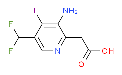 AM131434 | 1805969-55-4 | 3-Amino-5-(difluoromethyl)-4-iodopyridine-2-acetic acid