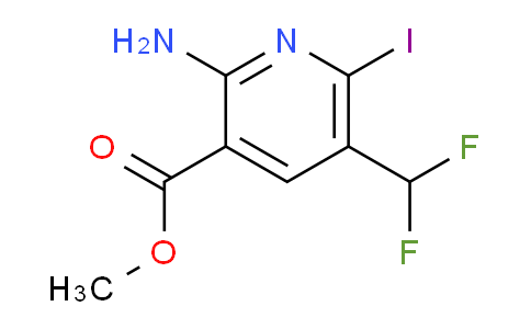 AM131435 | 1806790-22-6 | Methyl 2-amino-5-(difluoromethyl)-6-iodopyridine-3-carboxylate