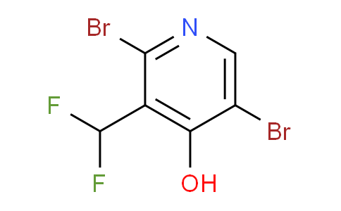 2,5-Dibromo-3-(difluoromethyl)-4-hydroxypyridine