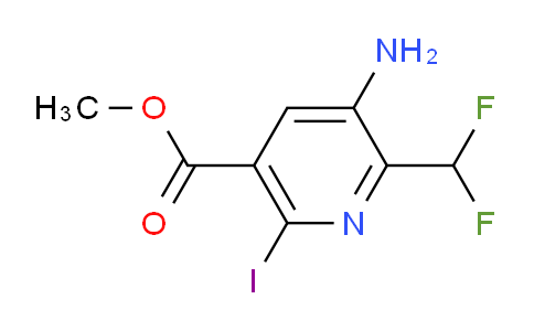 AM131443 | 1806915-04-7 | Methyl 3-amino-2-(difluoromethyl)-6-iodopyridine-5-carboxylate