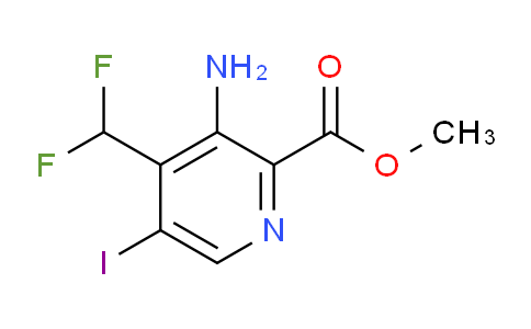 AM131444 | 1804515-21-6 | Methyl 3-amino-4-(difluoromethyl)-5-iodopyridine-2-carboxylate
