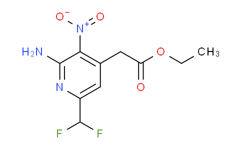 AM131448 | 1804462-96-1 | Ethyl 2-amino-6-(difluoromethyl)-3-nitropyridine-4-acetate