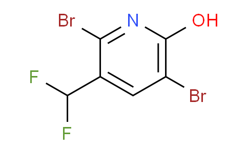 2,5-Dibromo-3-(difluoromethyl)-6-hydroxypyridine