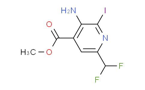 Methyl 3-amino-6-(difluoromethyl)-2-iodopyridine-4-carboxylate