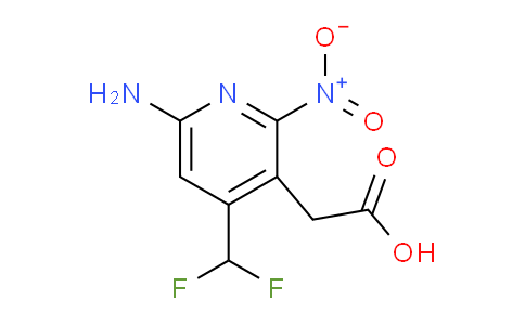 AM131462 | 1804719-70-7 | 6-Amino-4-(difluoromethyl)-2-nitropyridine-3-acetic acid