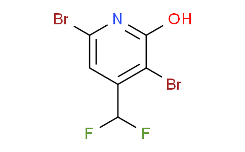 3,6-Dibromo-4-(difluoromethyl)-2-hydroxypyridine