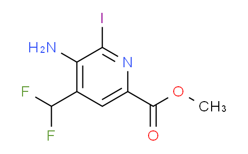 AM131476 | 1805138-97-9 | Methyl 3-amino-4-(difluoromethyl)-2-iodopyridine-6-carboxylate