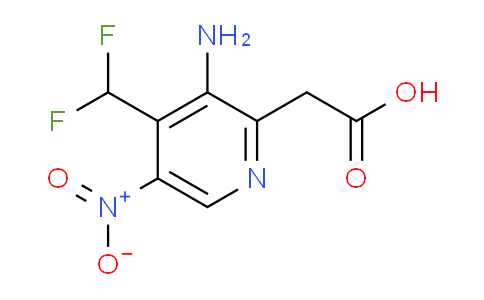 AM131477 | 1806821-59-9 | 3-Amino-4-(difluoromethyl)-5-nitropyridine-2-acetic acid