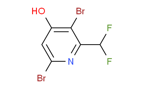 3,6-Dibromo-2-(difluoromethyl)-4-hydroxypyridine