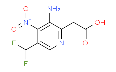 AM131483 | 1805223-56-6 | 3-Amino-5-(difluoromethyl)-4-nitropyridine-2-acetic acid