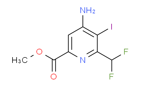 AM131484 | 1805139-16-5 | Methyl 4-amino-2-(difluoromethyl)-3-iodopyridine-6-carboxylate