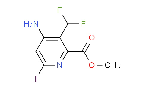 AM131487 | 1804925-02-7 | Methyl 4-amino-3-(difluoromethyl)-6-iodopyridine-2-carboxylate