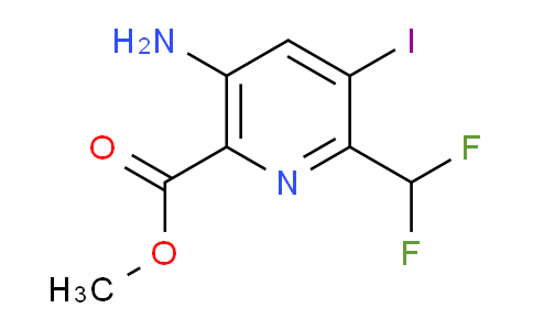 AM131489 | 1805367-19-4 | Methyl 5-amino-2-(difluoromethyl)-3-iodopyridine-6-carboxylate