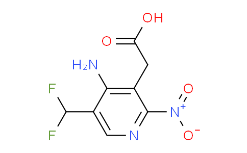 AM131494 | 1805999-16-9 | 4-Amino-5-(difluoromethyl)-2-nitropyridine-3-acetic acid