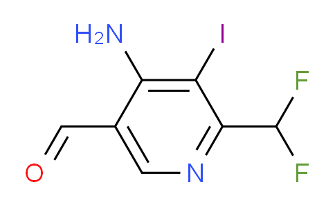 AM131504 | 1804923-61-2 | 4-Amino-2-(difluoromethyl)-3-iodopyridine-5-carboxaldehyde