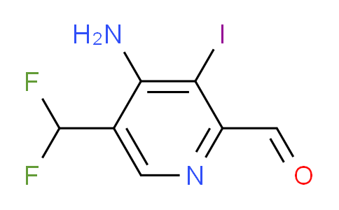 AM131508 | 1804513-88-9 | 4-Amino-5-(difluoromethyl)-3-iodopyridine-2-carboxaldehyde