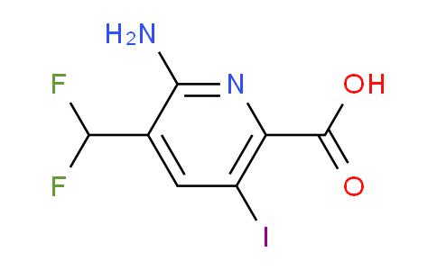 AM131516 | 1806789-19-4 | 2-Amino-3-(difluoromethyl)-5-iodopyridine-6-carboxylic acid