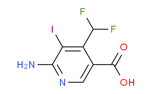 AM131517 | 1806809-92-6 | 2-Amino-4-(difluoromethyl)-3-iodopyridine-5-carboxylic acid