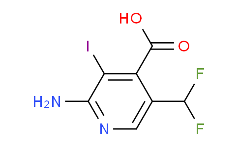 AM131520 | 1806810-06-9 | 2-Amino-5-(difluoromethyl)-3-iodopyridine-4-carboxylic acid
