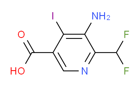 AM131527 | 1805961-14-1 | 3-Amino-2-(difluoromethyl)-4-iodopyridine-5-carboxylic acid