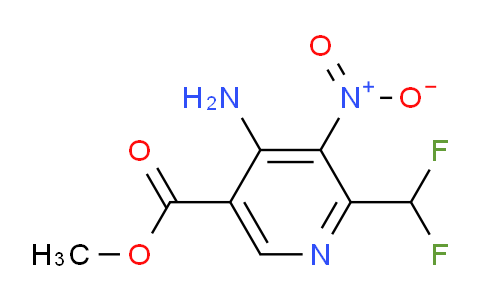 AM131533 | 1805369-30-5 | Methyl 4-amino-2-(difluoromethyl)-3-nitropyridine-5-carboxylate