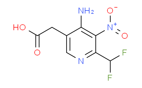 AM131535 | 1804719-76-3 | 4-Amino-2-(difluoromethyl)-3-nitropyridine-5-acetic acid