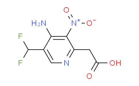 AM131545 | 1806797-33-0 | 4-Amino-5-(difluoromethyl)-3-nitropyridine-2-acetic acid