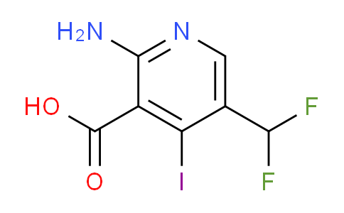 AM131549 | 1804513-99-2 | 2-Amino-5-(difluoromethyl)-4-iodopyridine-3-carboxylic acid