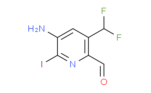 AM131551 | 1804923-55-4 | 3-Amino-5-(difluoromethyl)-2-iodopyridine-6-carboxaldehyde