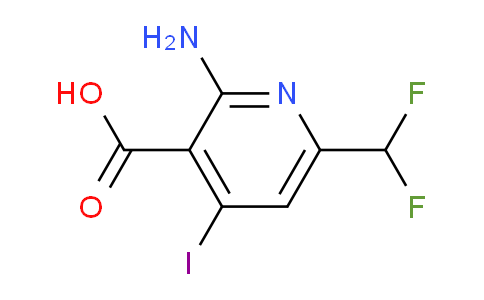 AM131554 | 1804514-07-5 | 2-Amino-6-(difluoromethyl)-4-iodopyridine-3-carboxylic acid
