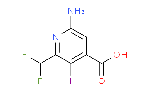 AM131556 | 1806913-82-5 | 6-Amino-2-(difluoromethyl)-3-iodopyridine-4-carboxylic acid