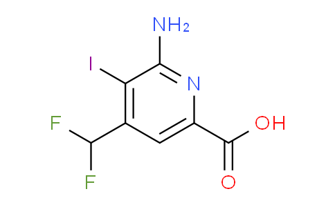 AM131577 | 1806789-29-6 | 2-Amino-4-(difluoromethyl)-3-iodopyridine-6-carboxylic acid