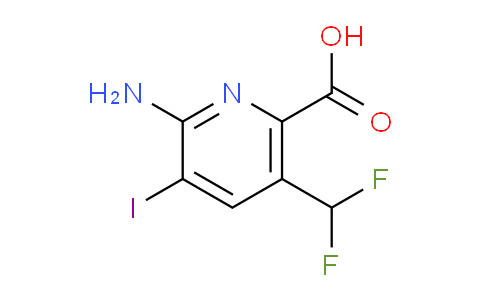 AM131582 | 1806923-00-1 | 2-Amino-5-(difluoromethyl)-3-iodopyridine-6-carboxylic acid