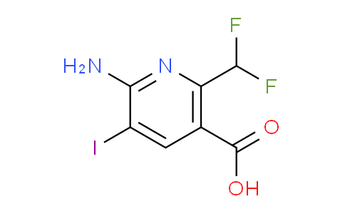 AM131588 | 1806789-57-0 | 2-Amino-6-(difluoromethyl)-3-iodopyridine-5-carboxylic acid