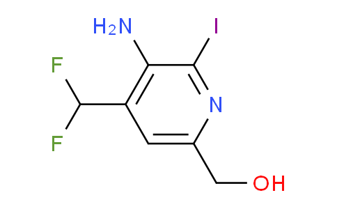AM131592 | 1805365-60-9 | 3-Amino-4-(difluoromethyl)-2-iodopyridine-6-methanol