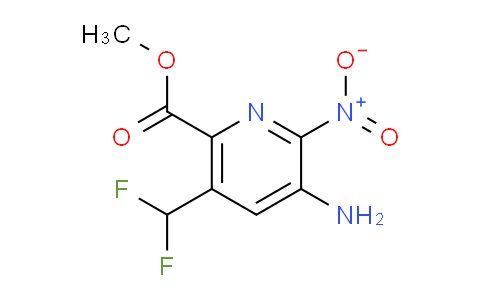 Methyl 3-amino-5-(difluoromethyl)-2-nitropyridine-6-carboxylate