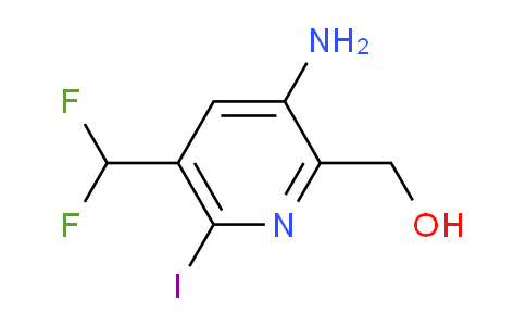 3-Amino-5-(difluoromethyl)-6-iodopyridine-2-methanol