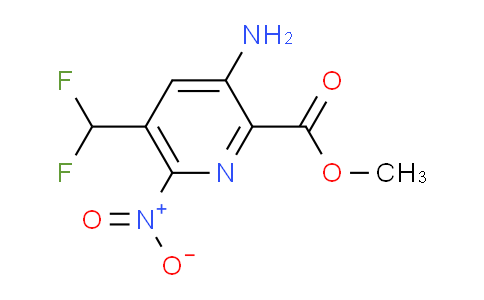 Methyl 3-amino-5-(difluoromethyl)-6-nitropyridine-2-carboxylate