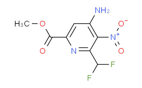 AM131606 | 1805147-47-0 | Methyl 4-amino-2-(difluoromethyl)-3-nitropyridine-6-carboxylate