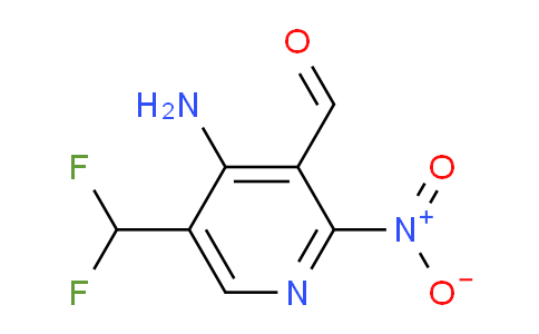 AM131611 | 1804454-55-4 | 4-Amino-5-(difluoromethyl)-2-nitropyridine-3-carboxaldehyde